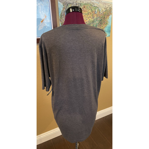 Polaris Slingshot Short Sleeve T-Shirt Heathered Gray with Red Graphics Men’s L - Picture 3 of 6